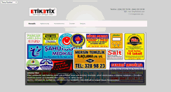 Desktop Screenshot of etiketix.com